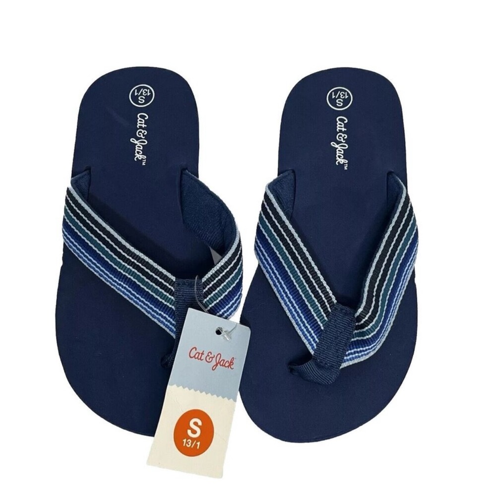Cat & Jack Navy Flip Flops